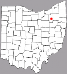 Akron im Bundesstaat Ohio