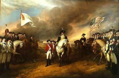 Kapitulation von Lord Cornwallis bei Yorktown, Gemälde von John Trumbull 1797